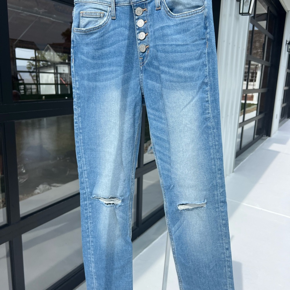 Flying Monkey Light Blue Straight Leg Jeans